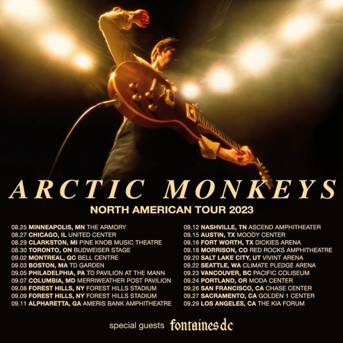 arctic monkeys euro tour 2023