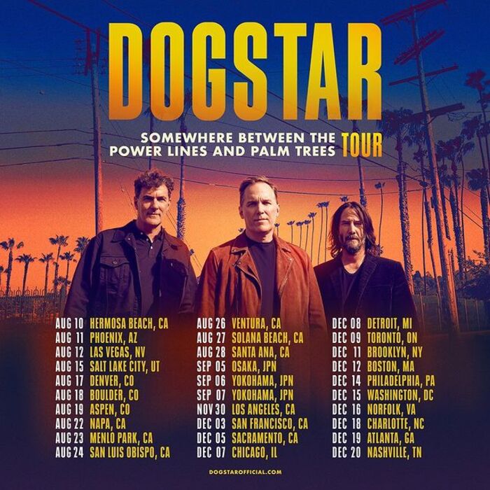 Dogstar Summer/Fall 2023 tour dates